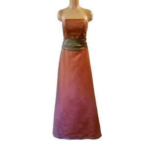 Cinnamon Brown Evening Gown 6